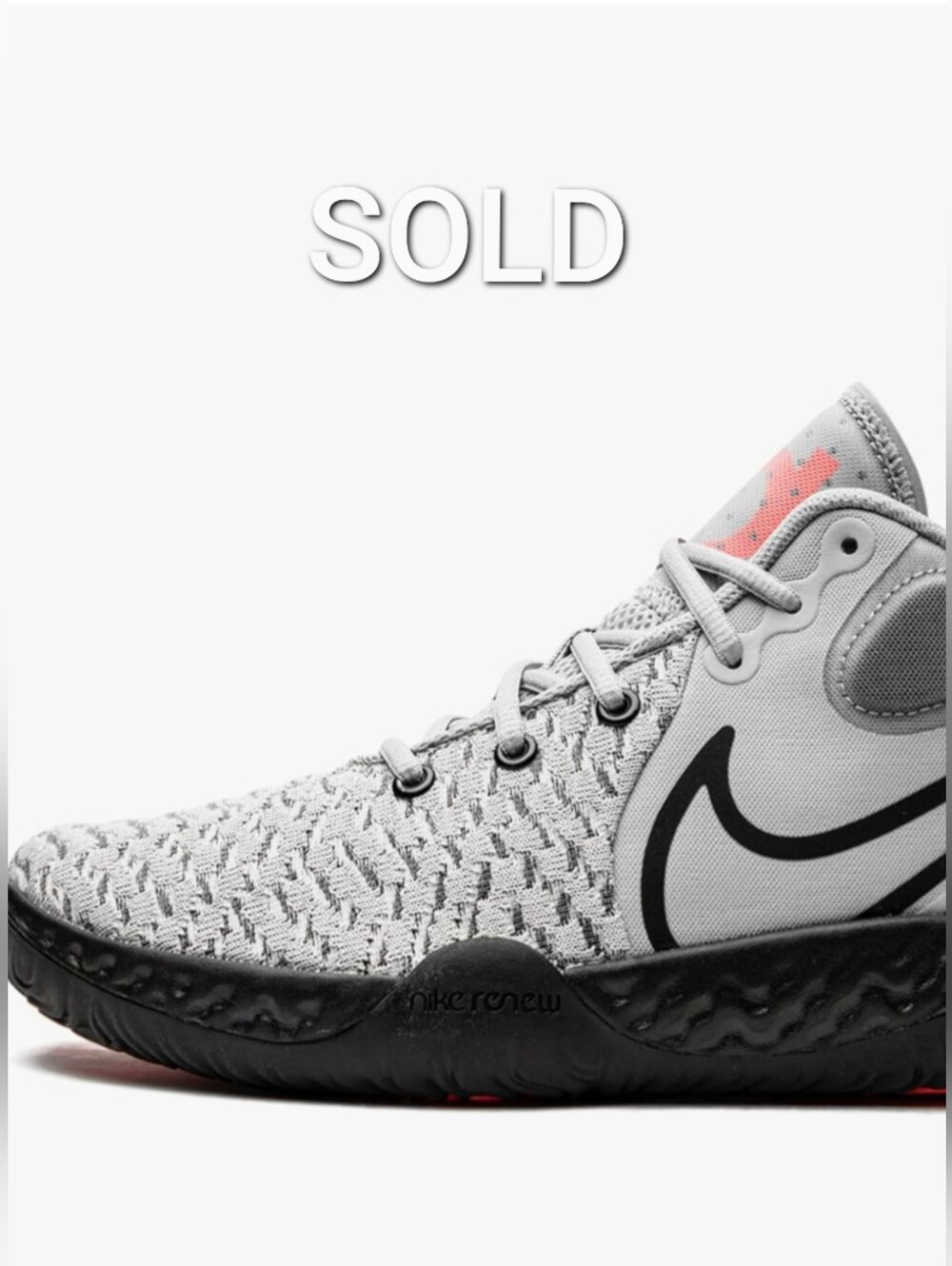 Nike KD Trey 5 VIII Shoes Hi-Top Sneakers Light Smoke Gray Men's Size 10 - Picture 1 of 14